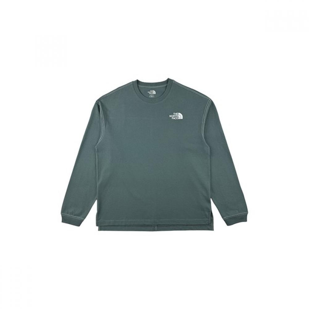 [North Face] The North Face Essential Long Sleeve Round Tee Nt7tr01