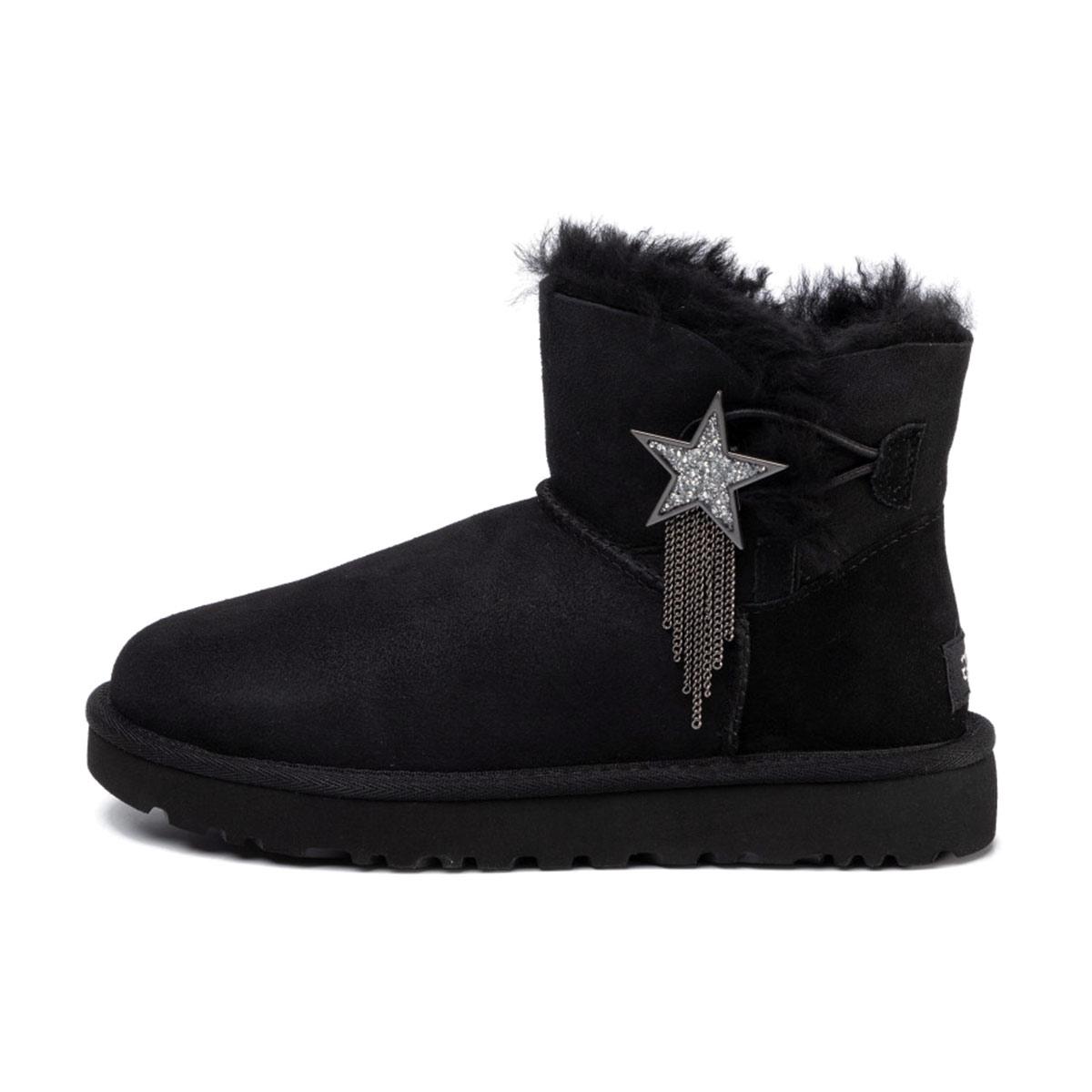 

UGG Mini Bailey Star Snow Boots Black Women s 1108930-BLK 38
