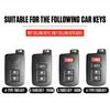 Housse de clé premium pour Toyota Land Cruiser, Prado, Prius importés