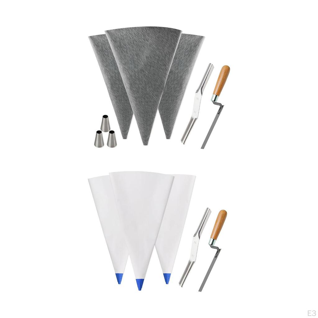 Grout Bag High-quality Mortar Joint Filler with Stainless Steel Tip Ideal for Tiling Work