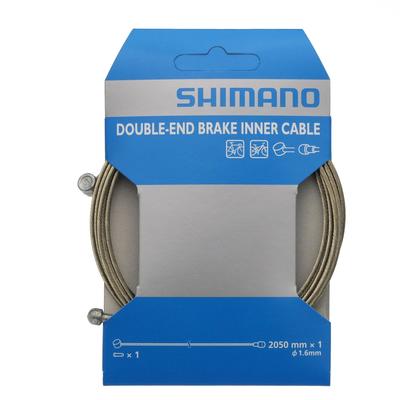 SHIMANO Steel Brake Inner Cable X Double End Type Y80098410 (1.6mm 2050mm/10 Pack)