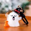 1/6Pcs Cartoon Halloween Keychain Cute Pumpkin Ghost Car Keyring Bag Earphone Cover Pendant Decoration Couple Friends Gifts