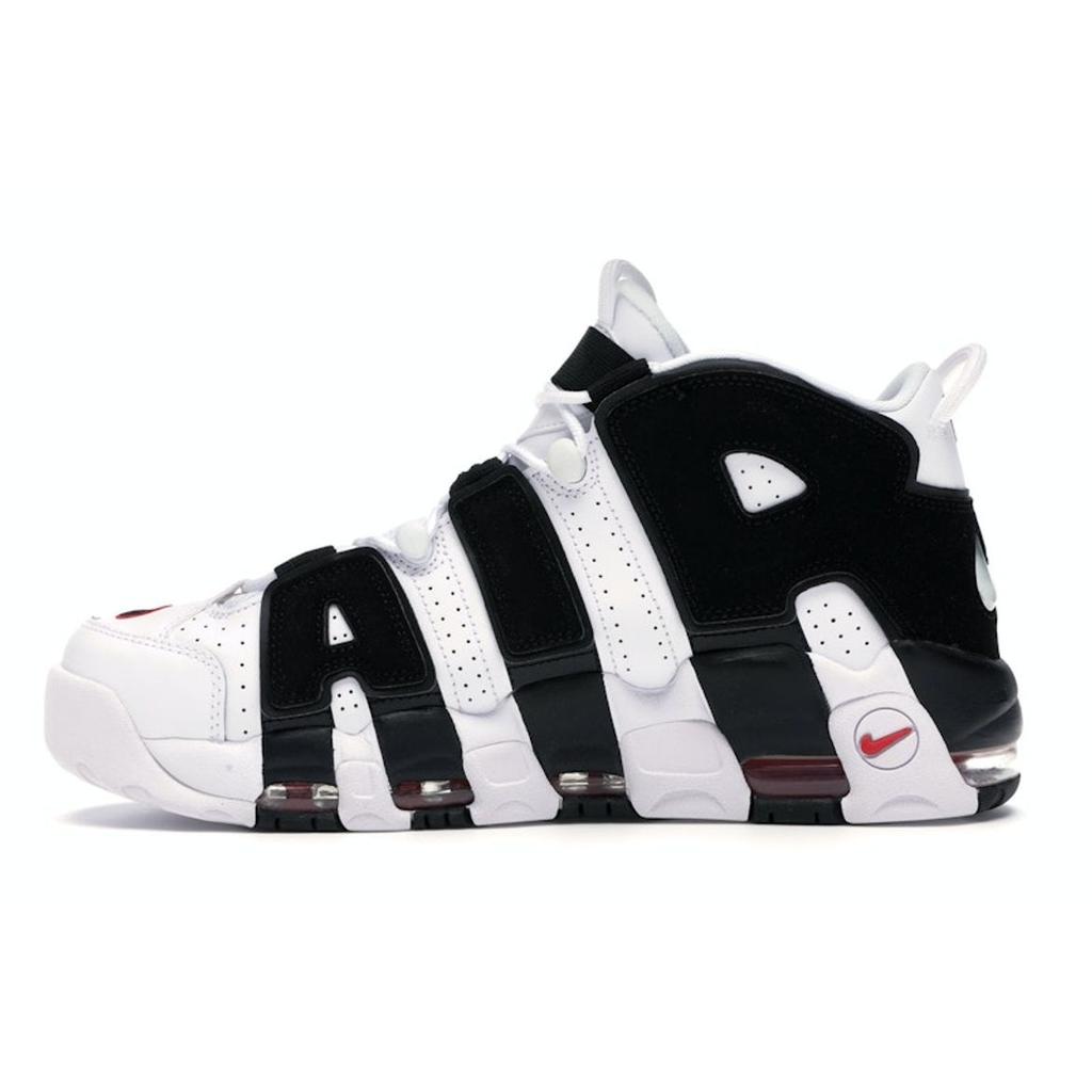 Nike Air More Uptempo Scottie Pippen Unisex Sneakers White Black Varsity-Red 414962-105
