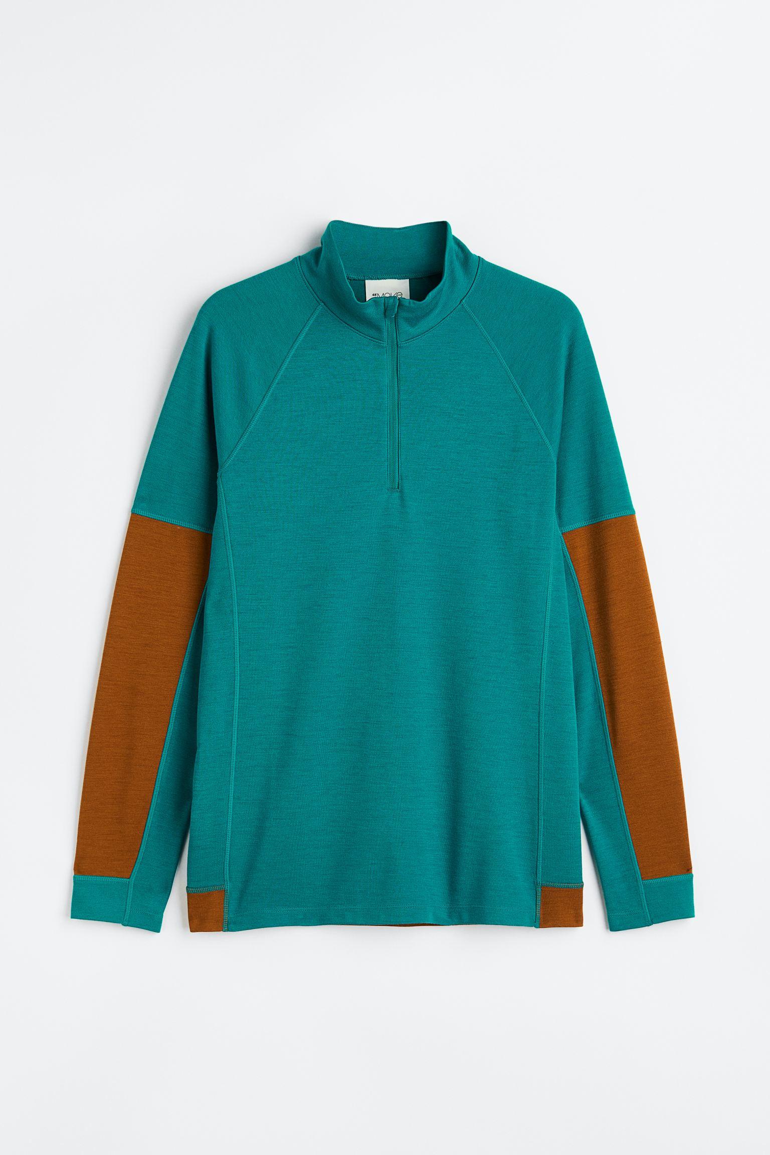 

Wool-blend base layer top