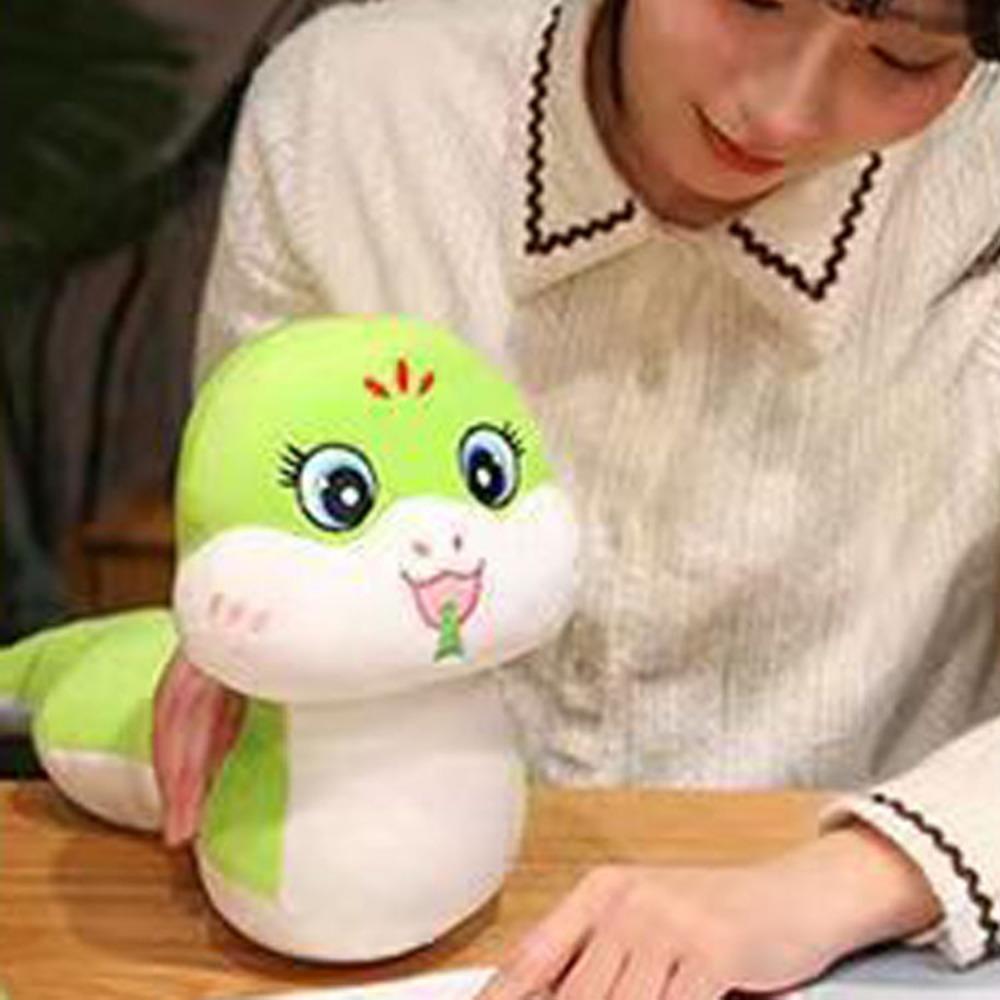 Big Eyes Snake Year Plush Toy Long Tail Lucky Snake Doll Plushies Snake Year Mascot Toy  Children