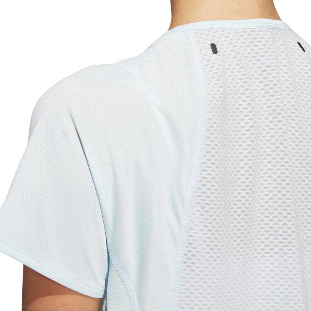 Adidas Heat.Rdy Running Short Sleeve Tee Women Tops White FK0736