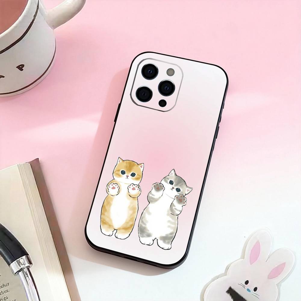 Süßes M-Mofusands C-Katze Handyhülle Silikon Weich Für IPhone 17,16,15,14,13,12,11,XS,Plus Pro Max