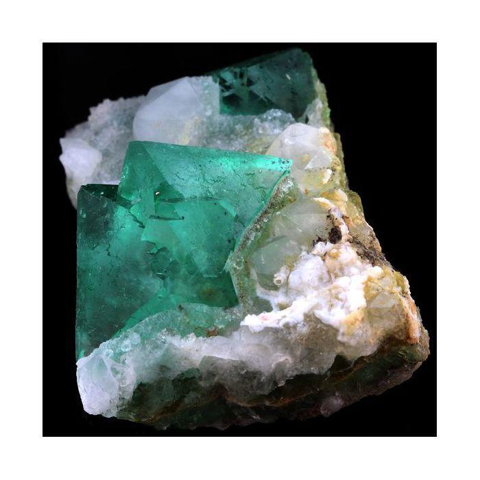 Pierres et Minéraux. Fluorite + Quartz. 785.0 ct. Riemvasmaak, Northern Cape, Afrique du Sud..