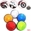 2Pcs Circular Reflector Universal Car Trucks Motorcycle Night Reflector Part Motorcycles Accessories