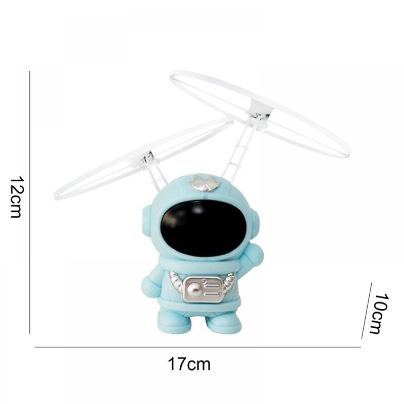Induction Flying Robot Machine Astronaut Whirling Luminescent Toy Ufo Dron Outdoor Game Kids Toys For Boys Girls Birthday Gifts