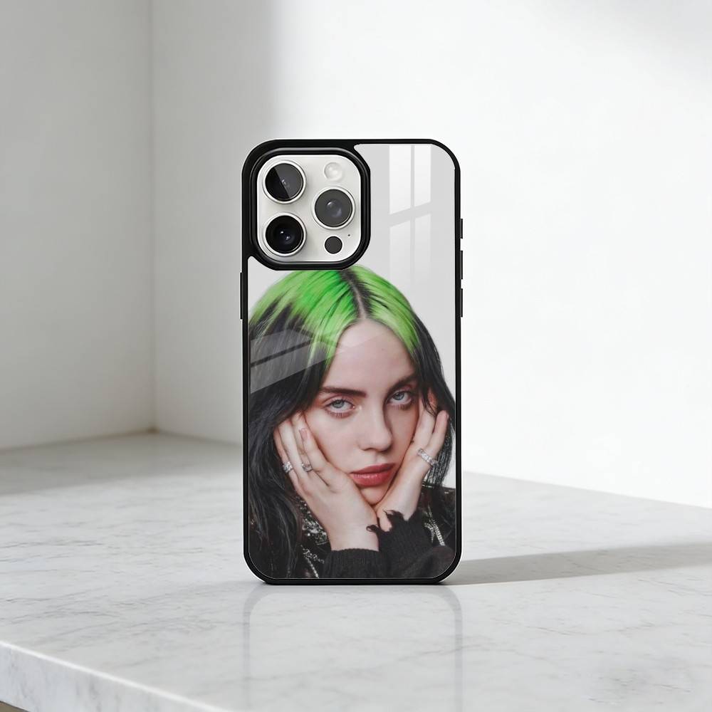 BE B-Billie Bad Guy Printing Phone Case For iPhone17,16,15,14,13 Plus,Pro Max Magnetic For Magsafe Wireless Charging