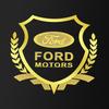1Pcs Car Body 3D Stickers Wheat Ears Styling Emblem Auto Decoration For Ford Focus Mk2 Mk3 Fiesta Fusion Ranger Mondeo S-MAX Kuga