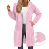 Lässige Hoodie-Jacke Damen Mode Raglanärmel Langarm Doppelreißverschluss