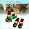 Christmas Cat Cotton Slippers Winter Warm Living Room Plush Shoes Xmas Gift