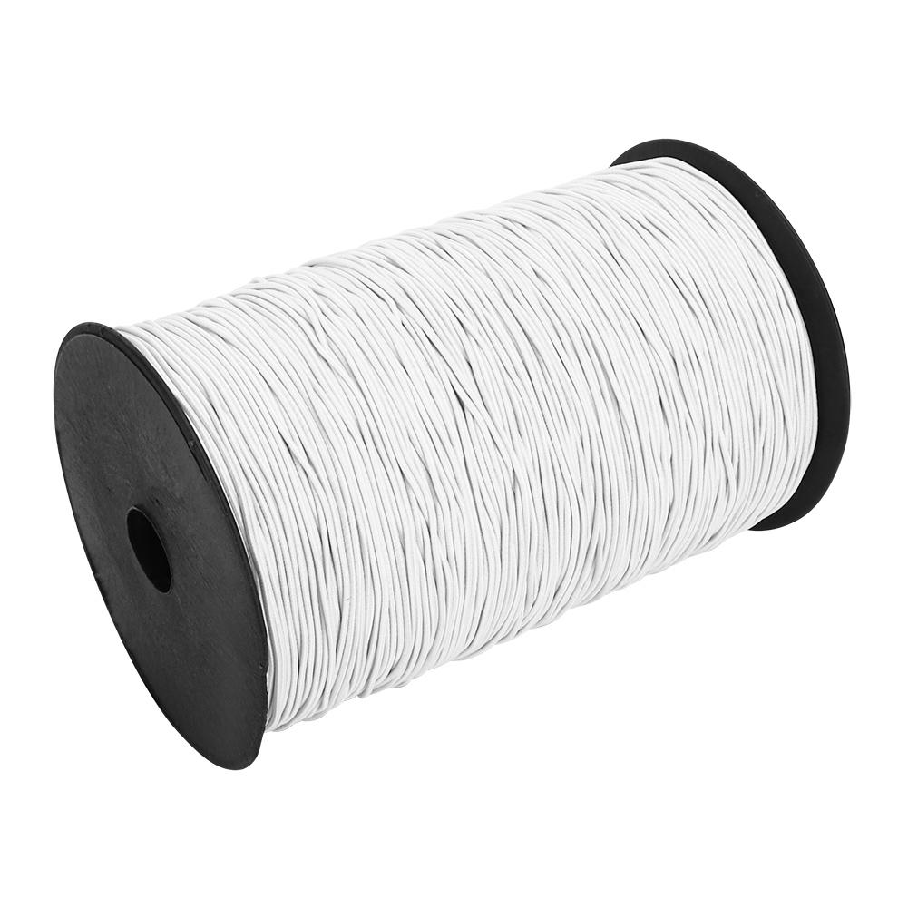 1.5mm 500m Round Elastic Bungee Rope String Stretchable Cord Dress Making Craft