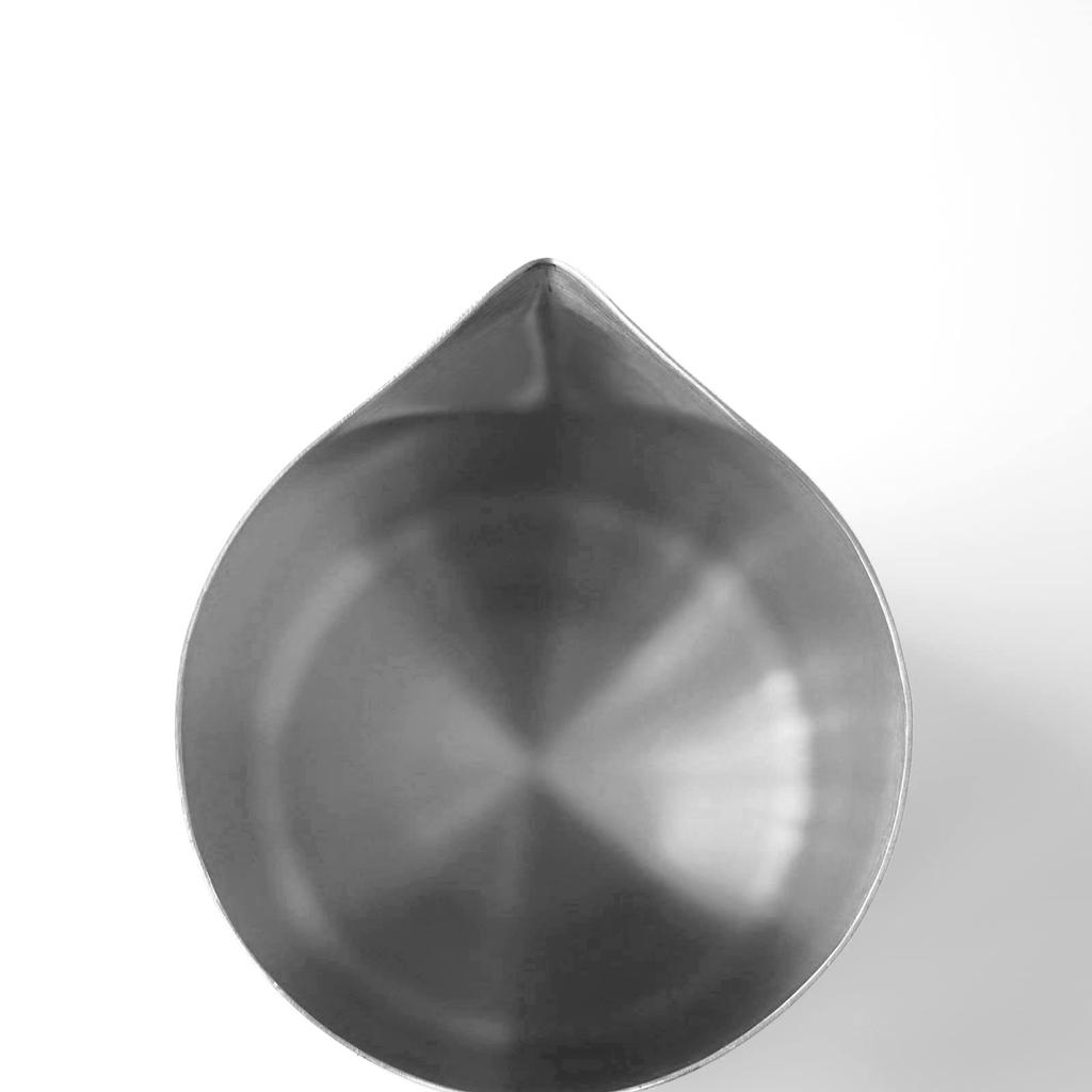 FUN COFFEE Milk Pitcher, Latte Art Milk Frothing PitcherJug, Espresso Coffee, 15 oz (450ml), Black (co-0008)