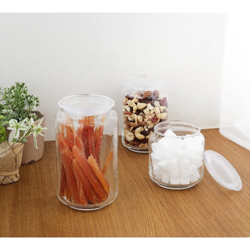 Bestco Pure Jar Rondo Glass Storage Container, 1L (ND-5763), Luminarc 1.0L