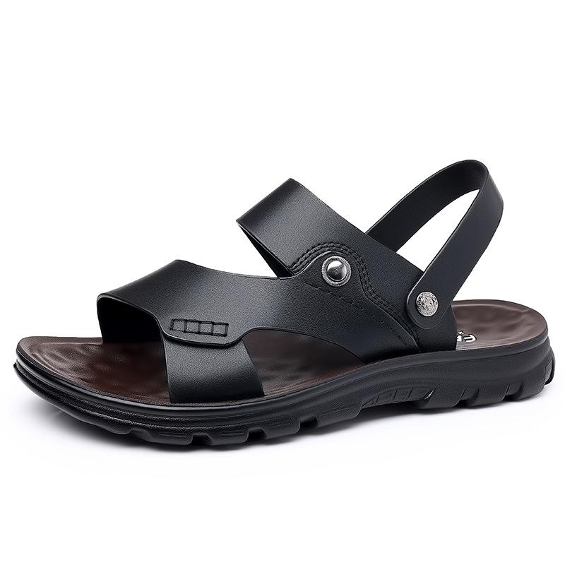 2025 summer new men's outer sandals men's casual beach shoes open-toed sandals men's shoes