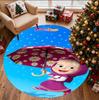 cartoon animation Pattern Round Rug, Indoor/Outdoor Mat, for Picnic, Gameroom, Bedroom, Office, Living Room, Home Decor Carpet, Birthday Gift
