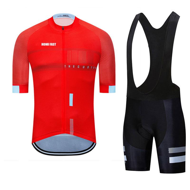 Bicycle Men's and Women's Mountain Bike Suit, Summer Short-sleeved Moisture-wicking Perspiration 2026 Summer Breathable Cycling Suit