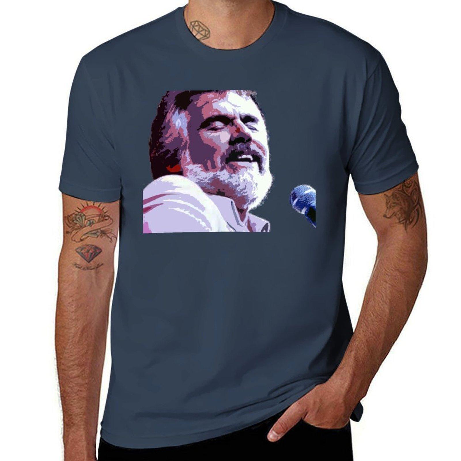 Футболка Кенни Роджерса аниме футболки оверсайз смешные футболки хлопковая футболка S