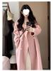 Oatmeal Woolen Coat - Women's Loose Mid-Length Korean Style Outerwear for Fall/Winter 2025