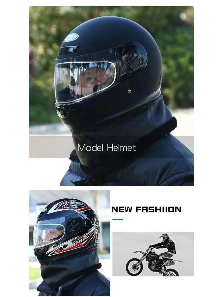 All-Season Anti-Fog Full-Face Helmet: Warm, Safe Riding for Men & Women