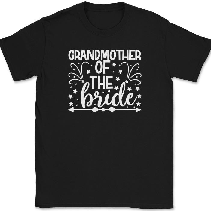

Grandmother of the Bride T-Shirt Wedding Party Groom Event Group Tees 4XL