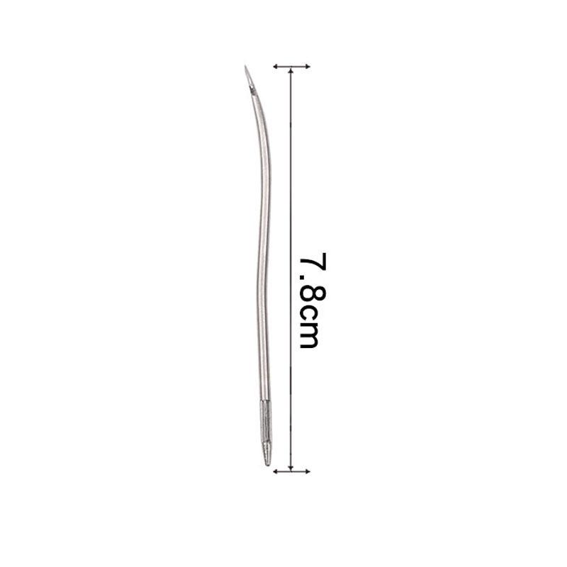 Copper Awl & Curved Needle Set for Shoe Repair - Includes Thousand-Layer Awl, Straight Hook, Waxed Thread, and Detachable Crochet Hook