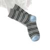 Korean Double Needle Striped Cotton Socks Autumn Retro Sports Stockings Piled Up Socks With Socks Stripes