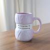 Multi Colored Ceramic Mugs Wool Knit Style Ceramic Coffee Mug Fun Milk Tea Cup with Handle Office Drinkware Cup Christmas Gifts