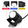 12-80V Waterproof Two-color Small Steel Cannon LED Motorcycle Spotlight Headlight, Far and Near Integrated Waterproof and Super Bright
