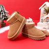 Children's Sheepskin & Wool Winter Snow Boots 2025 – Genuine Leather for Boys & Girls