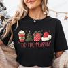 Tis The Season TShirt for Women Christmas Tis The Season Print TShirts Short Sleeve Women Fashion Casual Outdoor Shirts Tops