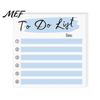 School Desk Accessories Striped Planning Sticky Notepads, Task Memo Pads, Removable Academic Planner Supplies Self-Adhesive Note Paper for Daily To-Do