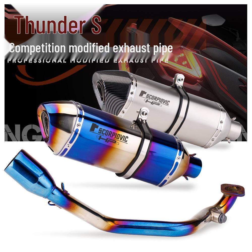 Kymco Thunder S RACING Exhaust Mod: Direct-Fit Tail Section for 17-21 Scooters