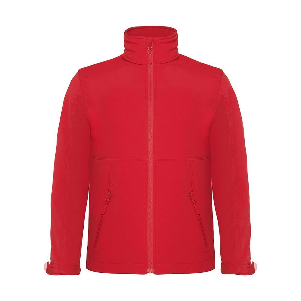 B&C Childrens/Kids Hooded Soft Shell Jacket