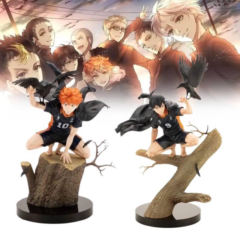 High-quality Pvc Haikyuu Gk Figure Of Hinata Shoyo And Kageyama Tobio With Detailed Base