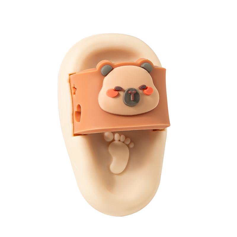 Creative Capybara Animal Slipper Eraser: Cute Cartoon Student Stationery