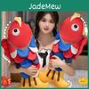 Colorful Koi Fish Plush Toy Soft Stuffed Animal Pillow For Girls 65cm