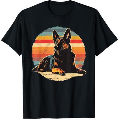 Vintage German Shepherd Dog Retro T-Shirt