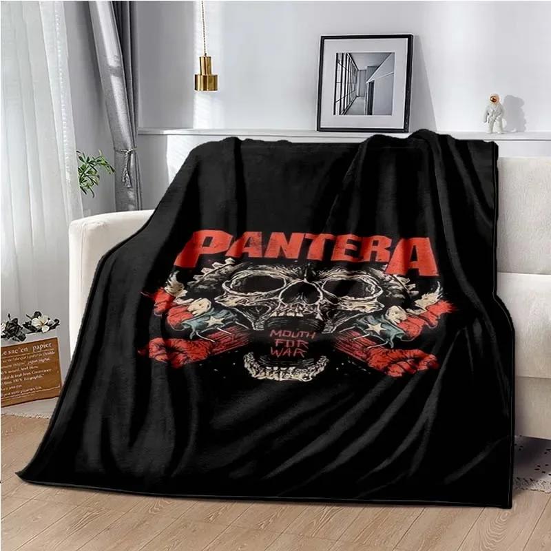 Κουβέρτα US Pantera Band Πόστερ Dimebag Darrell Τυπωμένη, για Σαλόνι, υπνοδωμάτιο, σπίτι, αυτοκίνητο, γραφείο, Δώρο για φίλο, εσύ Αγαπάς