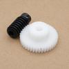 0.8M 1:1 Standard Precision Worm Gear Set POM 20/30/40/50 Teeth Turbine Quality Parts 5/6MM Reducer Lightweight Low Noise