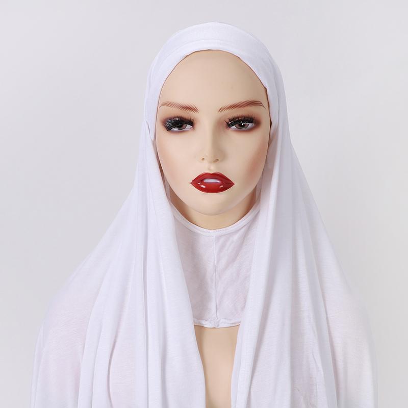 Full Cover Inner Muslim Jersey Hijab Instant Scarf Islamic Cap Head Wear Caps Underscarf Bone Bonnet Headcover Shawls
