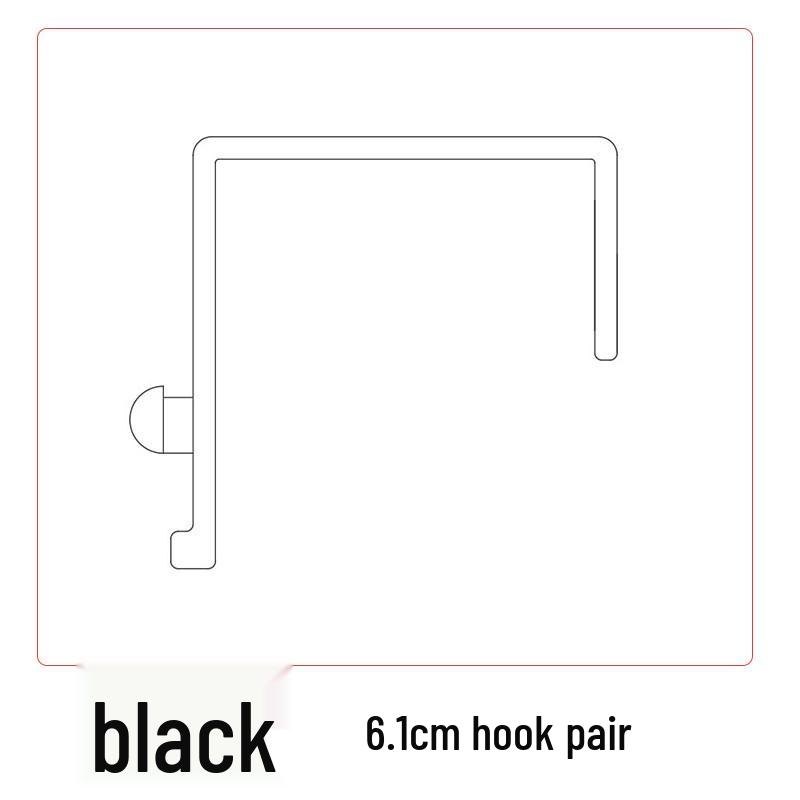 Creative Metal Desktop File Holder with Hanging Divider Hooks