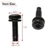 Hard Top Torx Screws Bolts Windshield Frame,Tailgate,Hard Door Hinges Roll Bar Screws Bolts for Jeep Wrangler JK 2007-2018