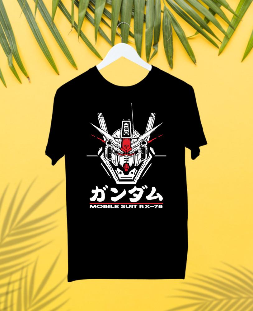 

Голова Гандама RX-78-2 Робот Аниме Видеоигры Новая Унисекс Футболка 3XL