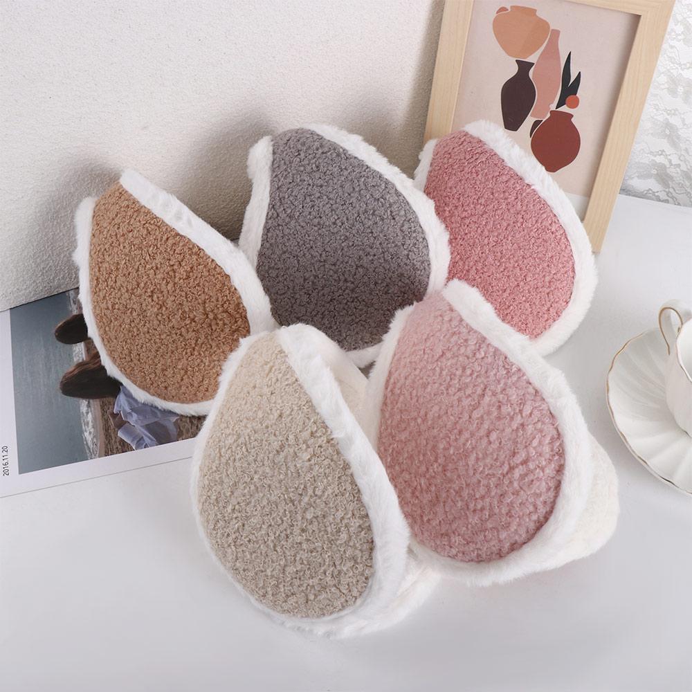 

Earflap Adult Female Outdoor Keep Warmer Folding Ear Cover Ear Warmers Plush Earmuffs Earcap сірий
