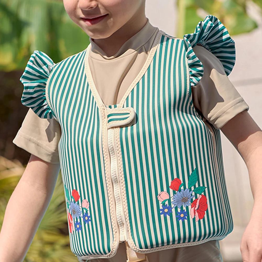 Spring and Summer New Baby Swimsuit Sun Protection Vest Unisex Children Swimming Aid Buoyancy Clothing Swimming Life Jacket Vest