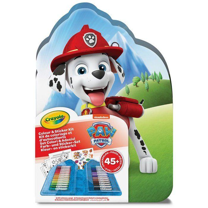 Coloring Set - CRAYOLA - Creative Kit - Paw Patrol - 45 Pieces - From 5 Years